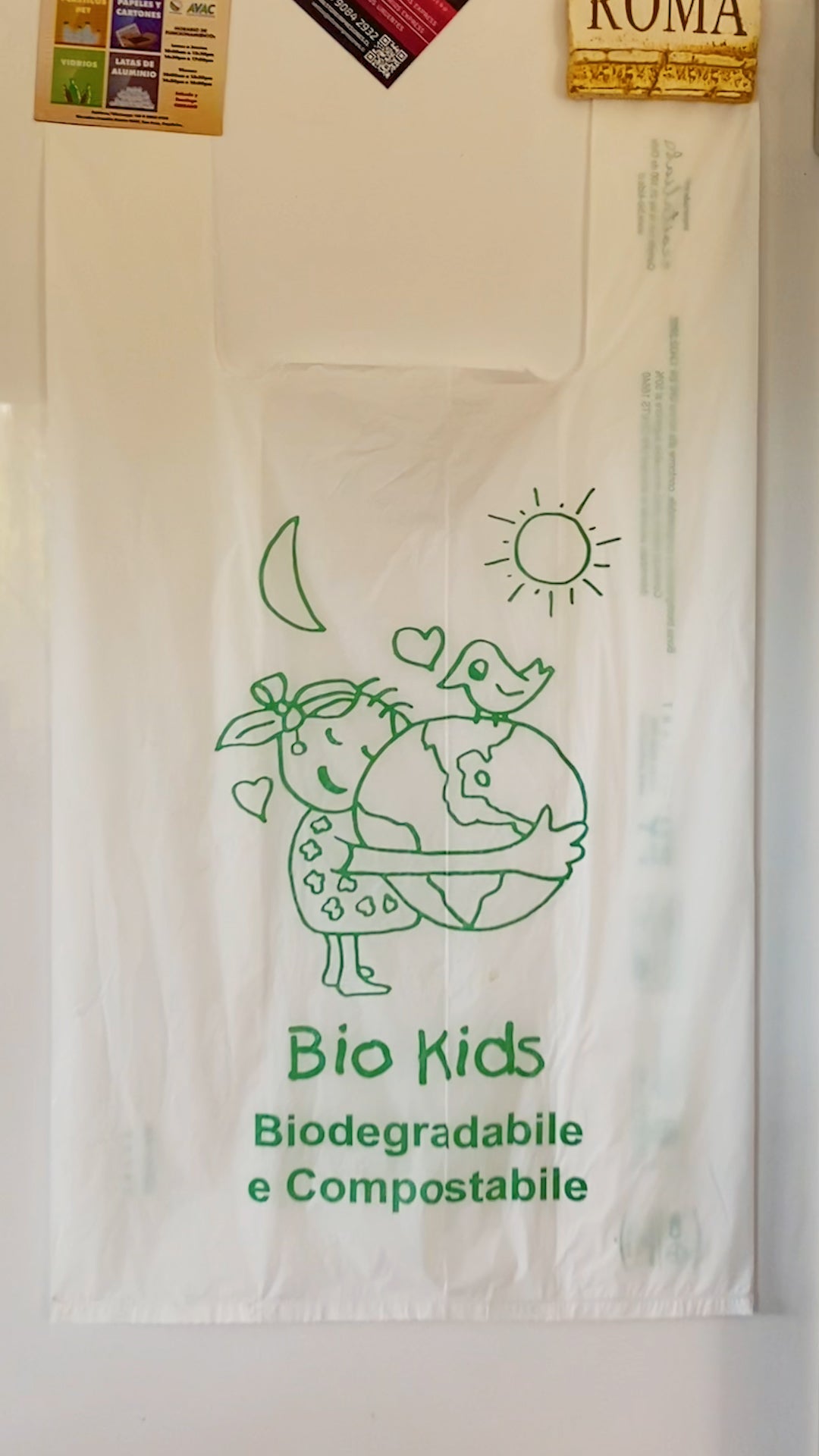 Bolsa camiseta BioEco 48x60 cm my20 - Biodegradable, Compostable, Certificada - Caja 500 unidades