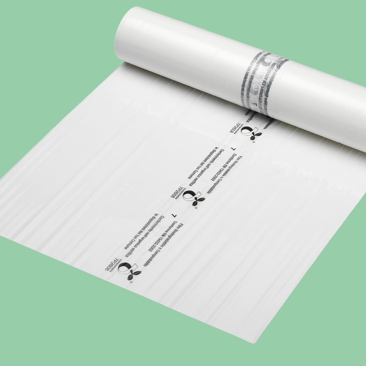 Film Transparente BioEco my12 (Cling) - Biodegradable, Compostable, Certificada - Caja 12 unidades