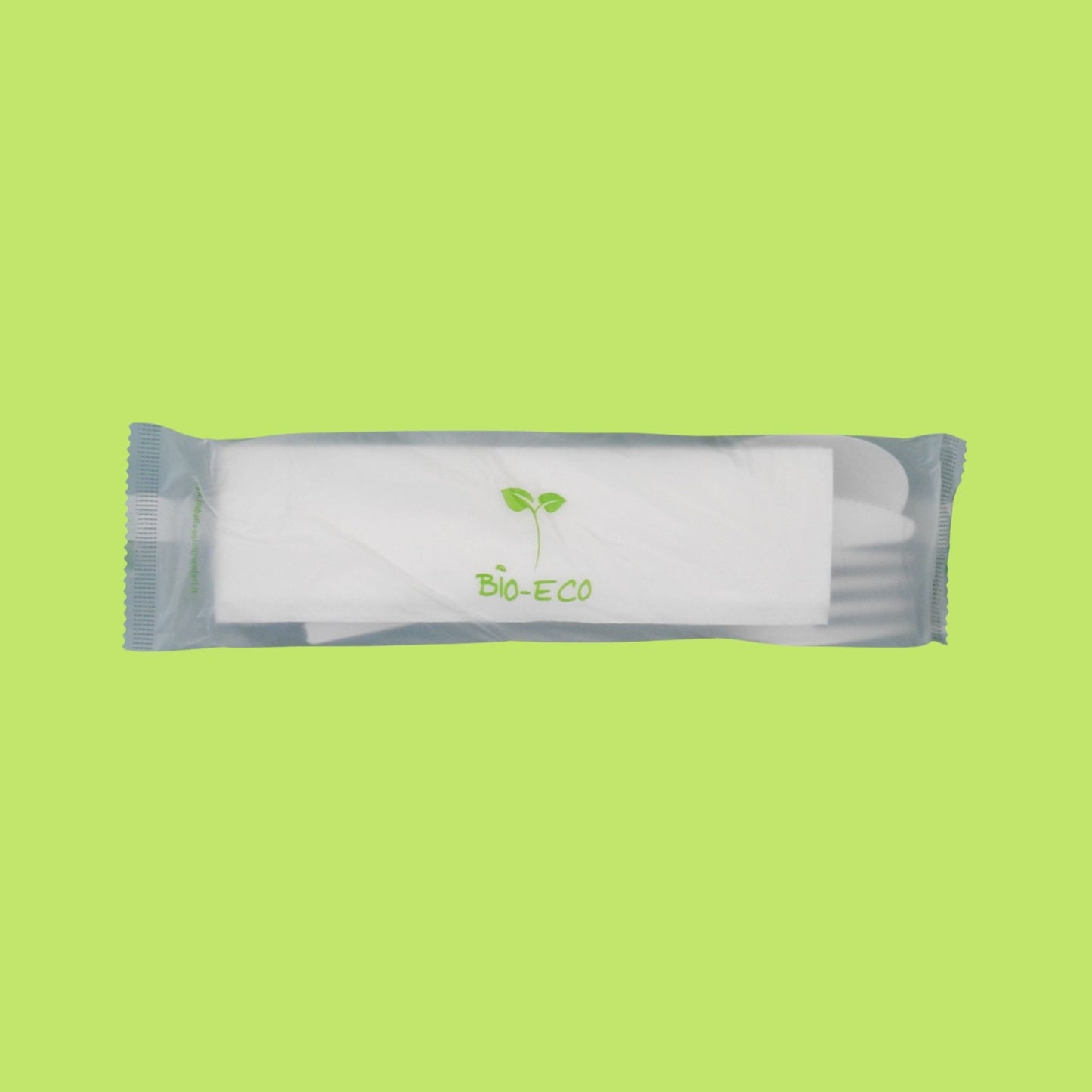 PACK TRIS+SERVILLETA (tenedor/cuchillo/cuchara/servilleta) EN CPLA - BIOECO