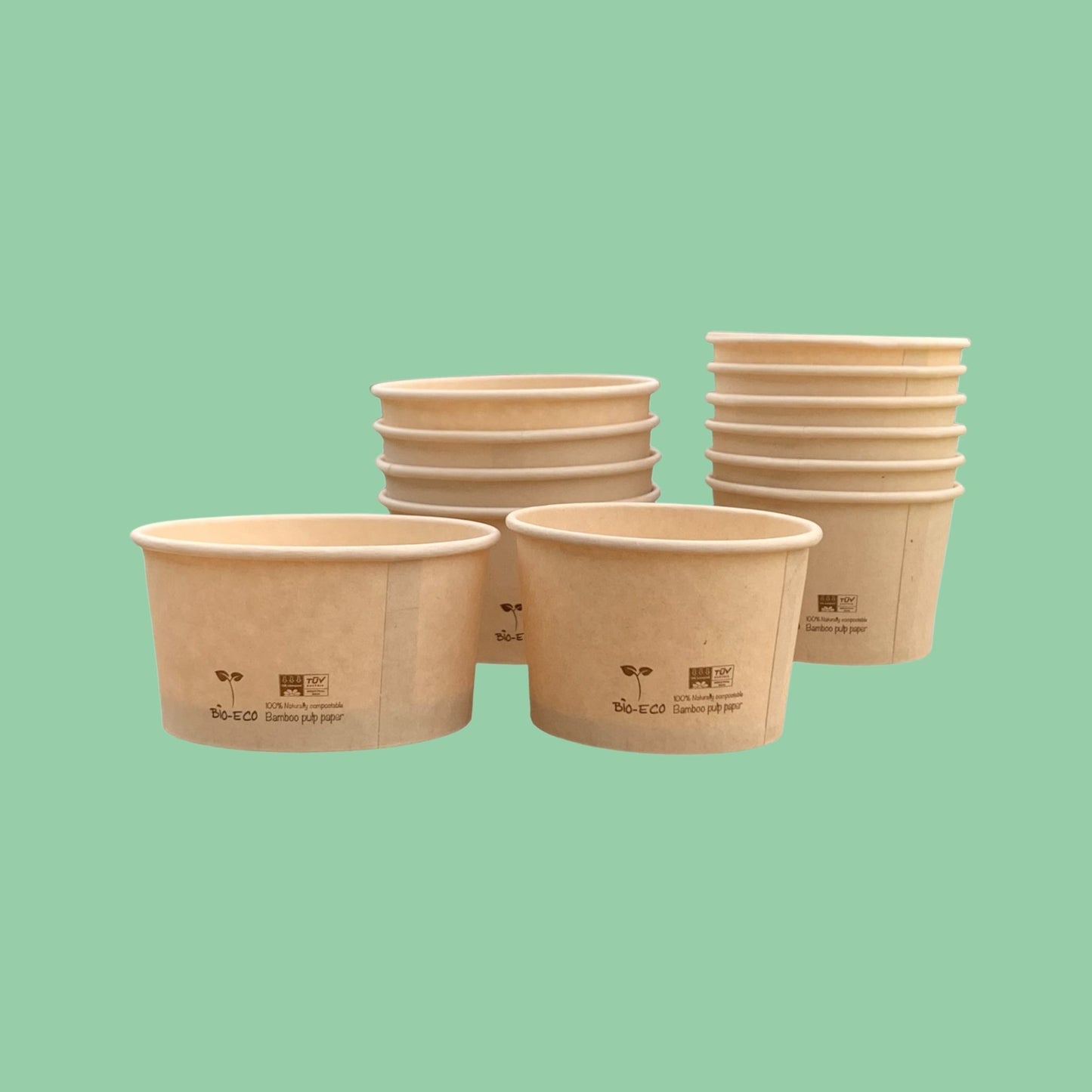 POTES HELADO BAMBÚ + PLA - DIFERENTES VOLUMENES - BIOECO