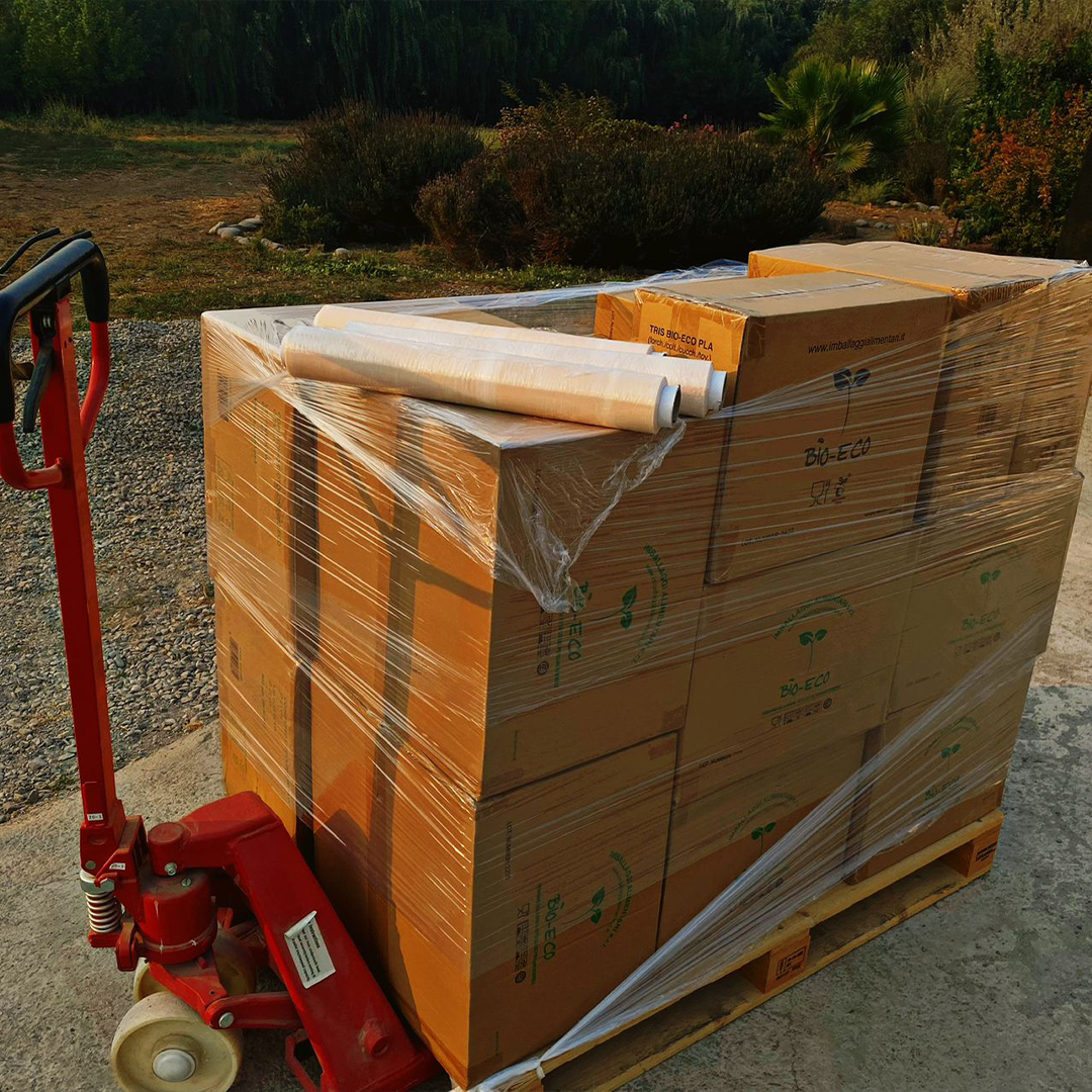Film Transparente BioEco my12 (Cling) - Biodegradable, Compostable, Certificada - Caja 12 unidades