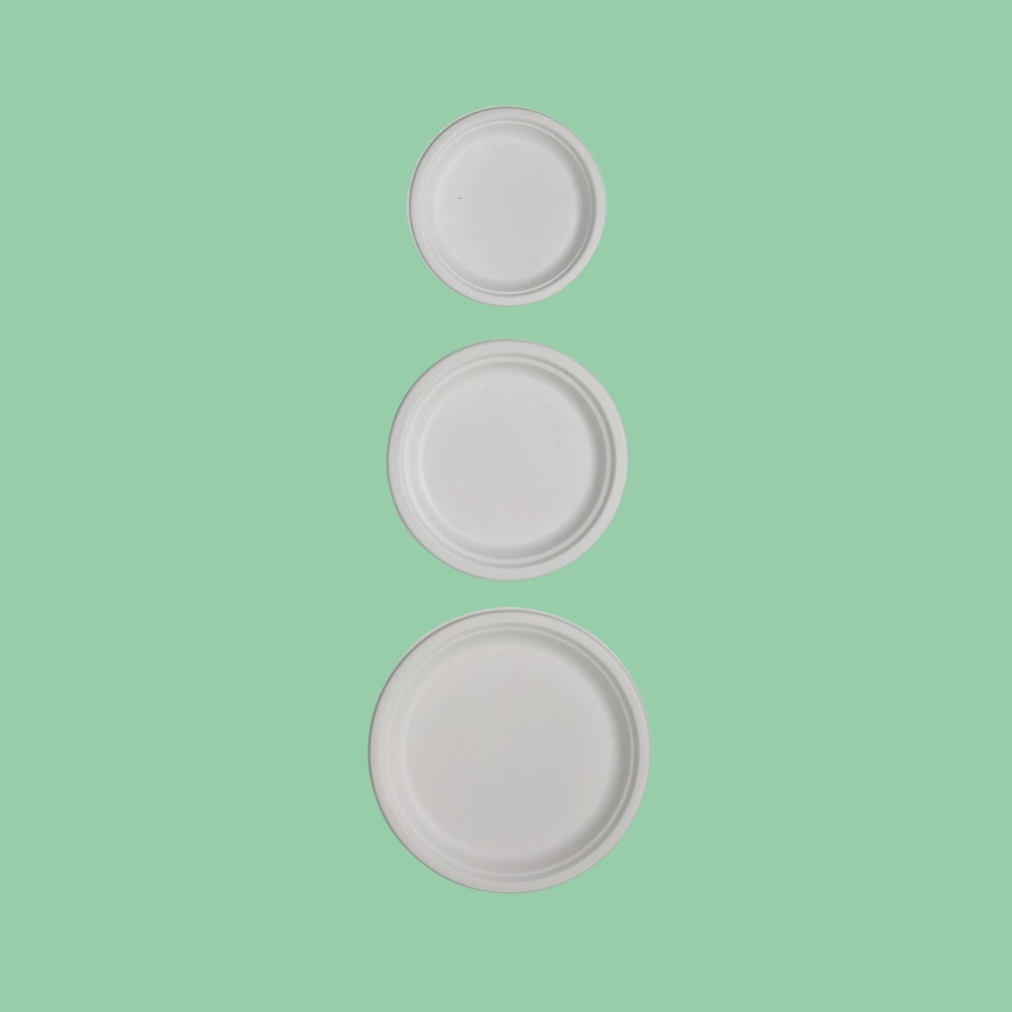 PLATOS PULPA DE CELULOSA - DIFERENTES DIAMETROS - BIOECO