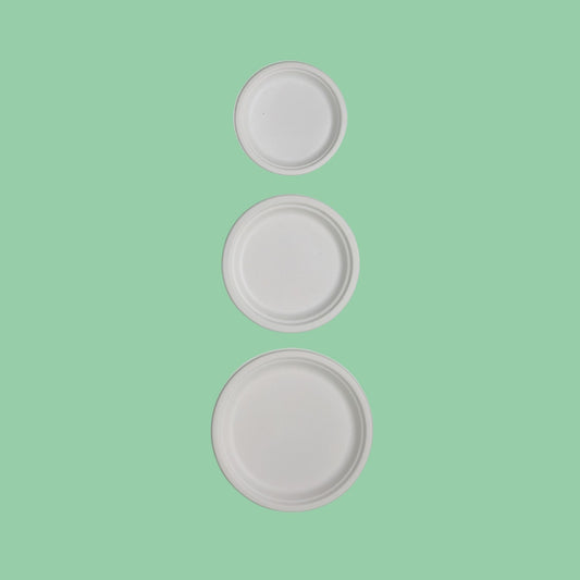 PLATOS PULPA DE CELULOSA - DIFERENTES DIAMETROS - BIOECO